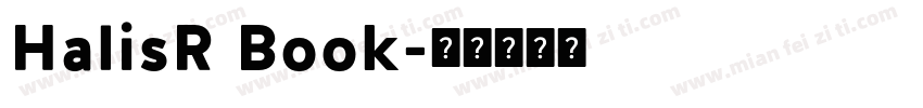 HalisR Book字体转换